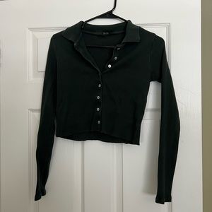 Brandy Melville Dark Green Long Sleeve